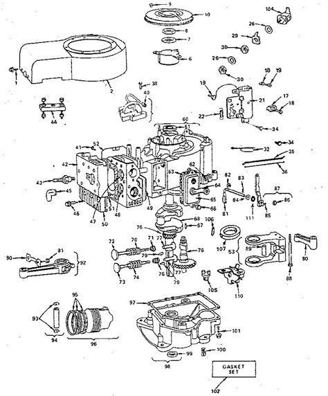 Briggs And Stratton Engine Parts And Diagrams In 2021 Stratton Briggs