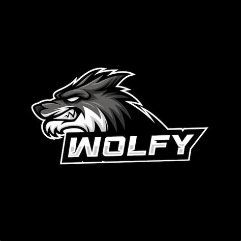 Premium Vector Wolf Mascot Gaming Esport Logo Template