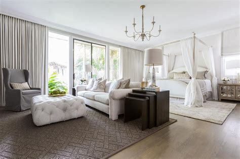 Spa Like Master Suite Marries Neutral Tones Rich Textures Marie