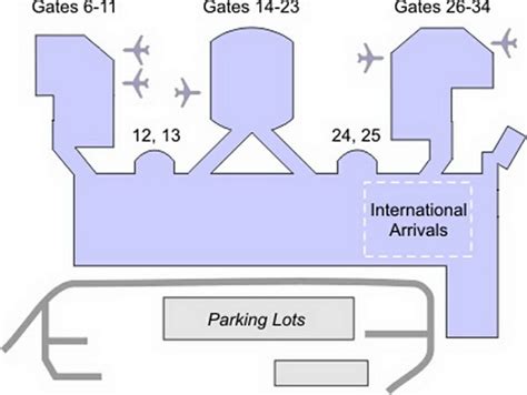 Airport Terminal Map Honolulu Airport Terminal Map