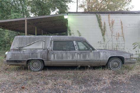Abandoned Funeral Home With Hearse And Caskets — Abandoned Central