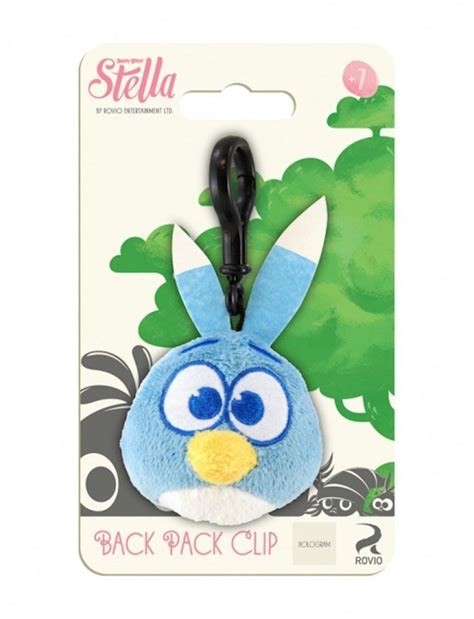 Angry Birds Stella Luca 3 12 Plush Backpack Bag Clip Discontinued