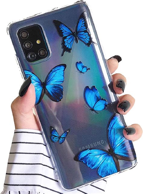Ztofera Hülle Für Samsung A51 Schmetterlingsmuster Amazonde Elektronik