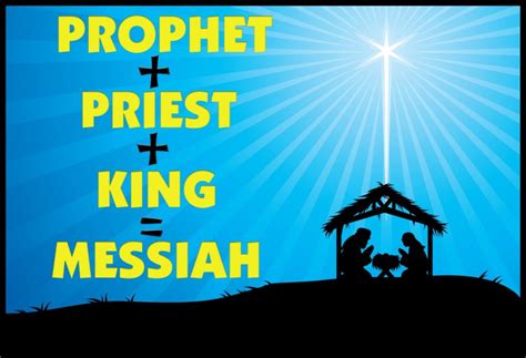 Advent Bible Study Jesus As Prophet Priest King And Son Of God Led