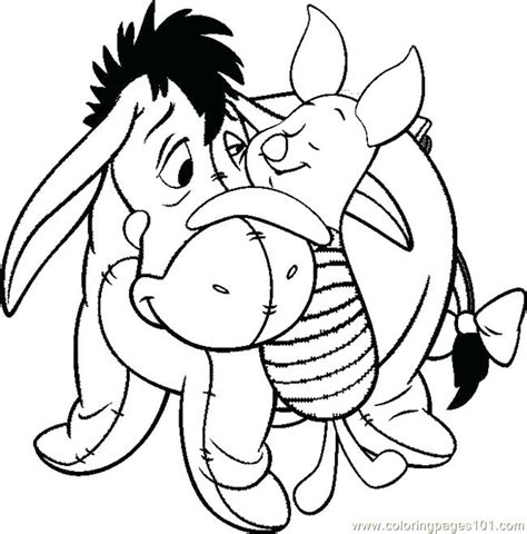 Comes in multiple formats, ready to download, print and entertain! Baby Eeyore Coloring Pages at GetColorings.com | Free ...