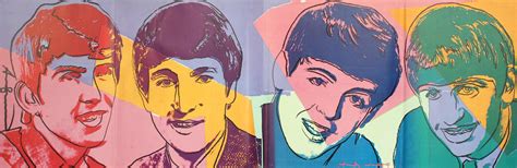 Sold Price Andy Warhol The Beatles 1 Original Color Offset
