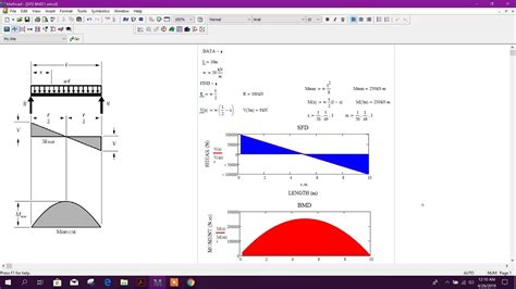 Sheer force diagram (sfd) and bending moment diagram (bmd) are the most important first step problem 1 based on sfd and bmd part 1 video lecture from shear force & bending moment in. How to Calculate SFD & BMD in Mathcad - YouTube