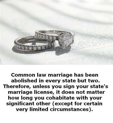 Here S A Tip Regarding Common Law Marriage Common Law Marriage Wedding Stuff Wedding Rings
