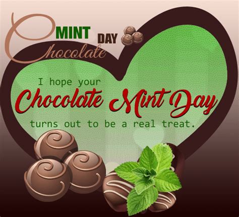 A Happy Chocolate Mint Day Message Free Chocolate Mint Day Ecards