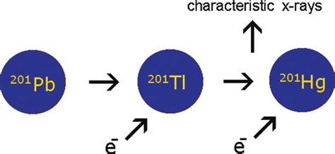 201 Tl Is Produced In A Cyclotron From 201 Pb And Then Undergoes Decay