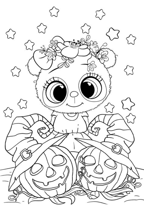 Spooky treats halloween coloring page for kids. Halloween Coloring Pages. 130 Printable Coloring Pages