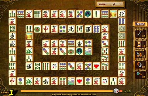 The game can be played online in your browser, without any download or registration, is full screen and keeps track of your personal when you start, the mahjong solitaire game appears as a board with 144 tiles arranged on top of one another in the shape of a pyramid. Mahjong Connect 2 game online — Play full screen for free