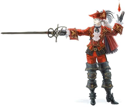 Male Red Mage Concept Art Final Fantasy Xiv Shadowbringers Art