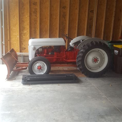 1952 Ford 8n With Snow Plow 2020 10 25 Tractor Shed