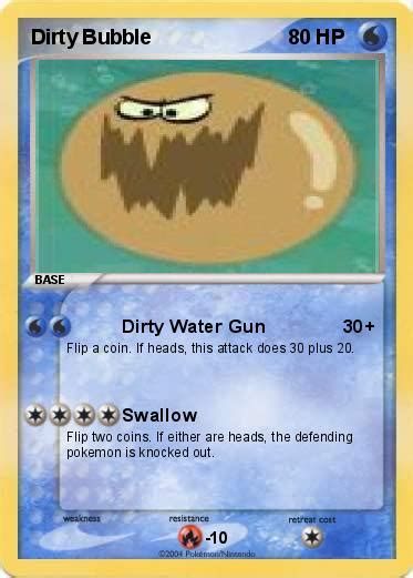 Pokémon Dirty Bubble Dirty Water Gun My Pokemon Card