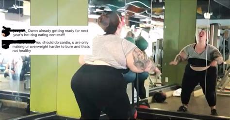 Tess Holliday Responds To Workout Trolls Popsugar Fitness