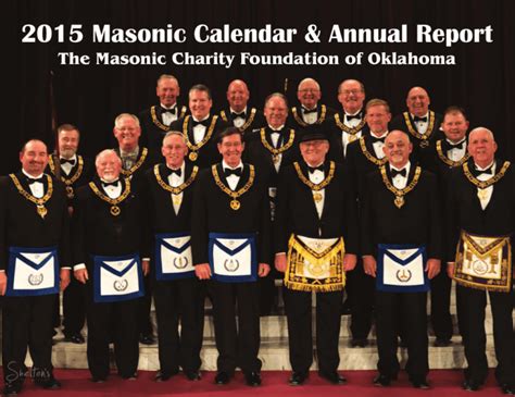 2015 Masonic Calendar And Annual Report