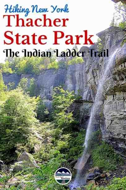 Thacher State Park Hiking The Indian Ladder Trail