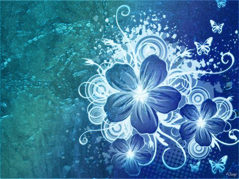 Blue Flower Wallpapers Asimbaba Free Software Free Idm Forever