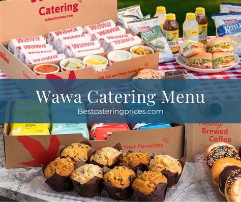 Wawa Catering Menu With Prices In 2023