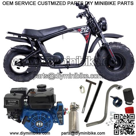 212 Complete Minibike Kit Diyminibkes Has All The Accessories You