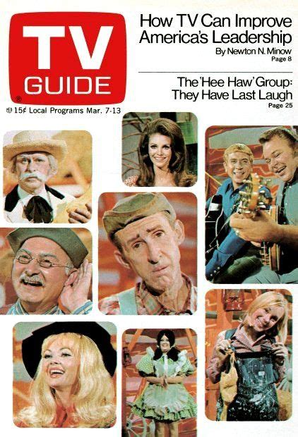Tv Guide March 7 13 1970 ~ The Cast Of Hee Haw Tv