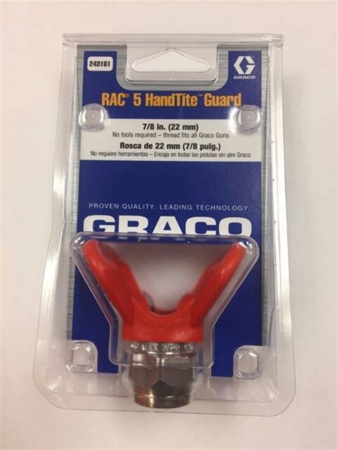 Graco 243161 Rac 5 Hand Tite Guard Orange Tip For Sale Online Ebay