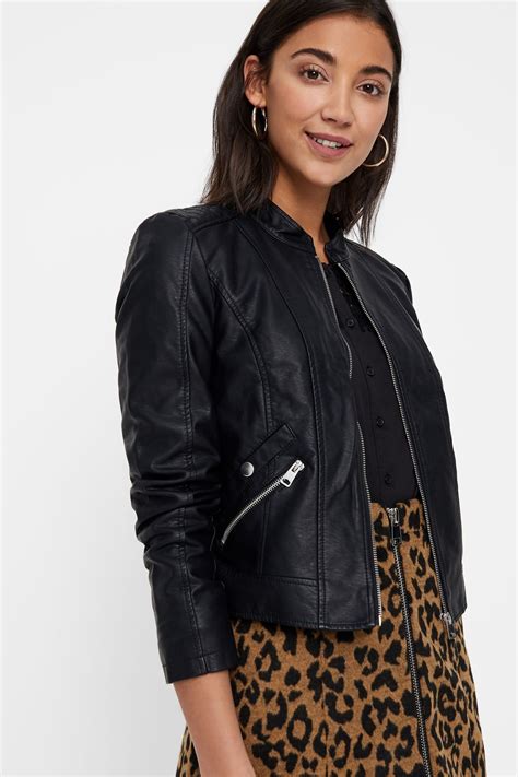 Buy Vero Moda Faux Leather Pu Jacket From Next Australia