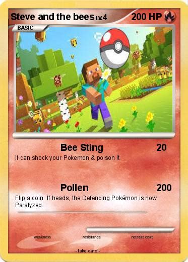 Pokémon Steve And The Bees Bee Sting My Pokemon Card