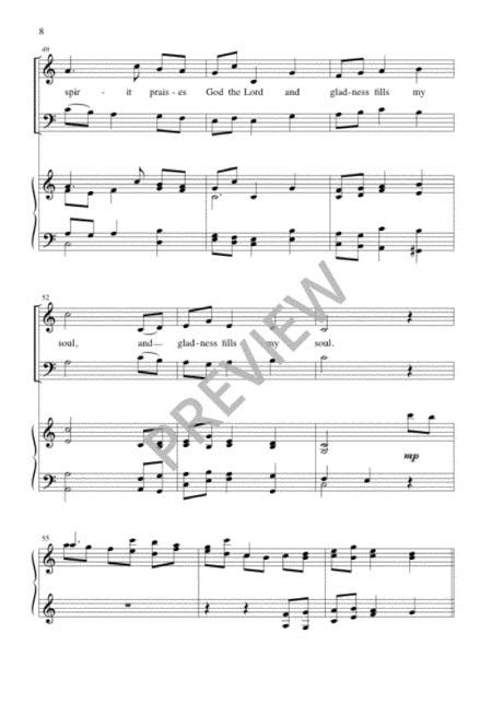 Canticle Of Mary By Jan Michael Joncas Octavo Sheet Music For Satb
