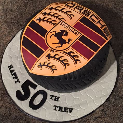 Pin By Agnieszkaksiazek On Torty 50th Birthday Cake Porsche Cake