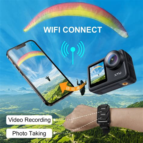 Mua 【2022 Upgrade】 4k60fps Wifi Action Camera Xtu Max Pro 20mp Waterproof Camera With Dual
