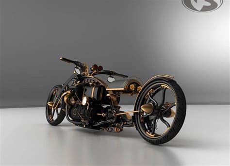 Creative Chopper Concepts From Solif Steampunk Motorcycle Concept