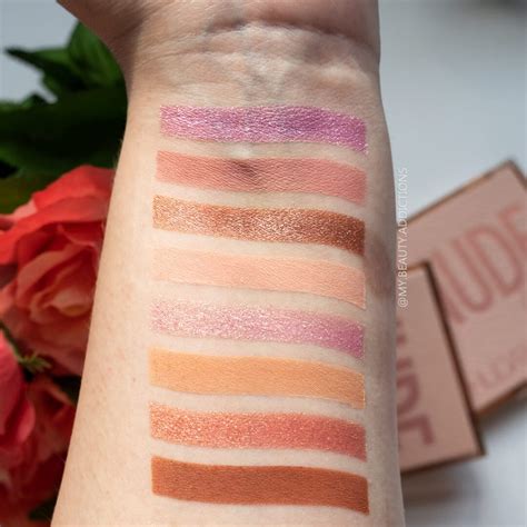 Huda Beauty Nude Obsessions Palette In Light Review Swatches My