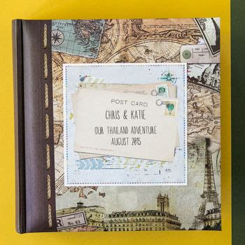 Personalised Travel Photo Album By 2by2 Creative Notonthehighstreet Com