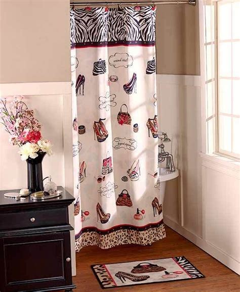 Hollywood Glamour Chic Fashion Diva Shoe Shower Curtain ...