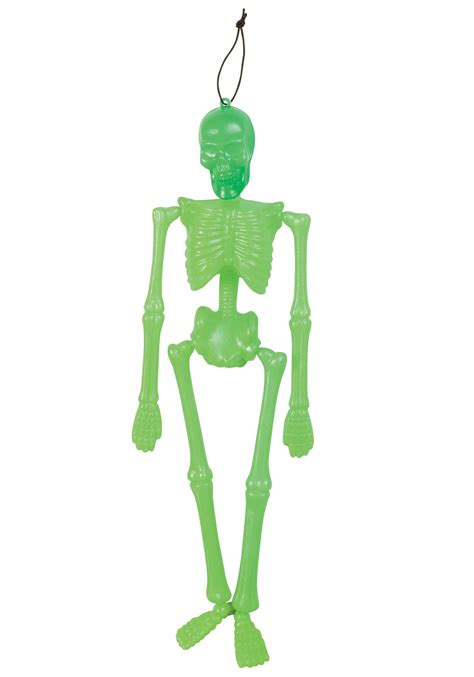 Neon Hanging Skeleton