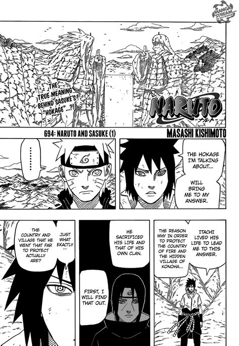 Naruto Shippuden Vol72 Chapter 694 Naruto And Sasuke 1 Naruto