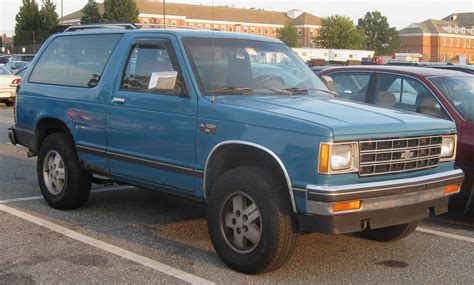 1991 Chevrolet S 10 Blazer Information And Photos Momentcar