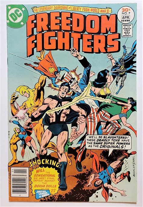 Freedom Fighters Mar Apr Dc Fn Vf Comic Books Bronze Age Dc Comics Hipcomic
