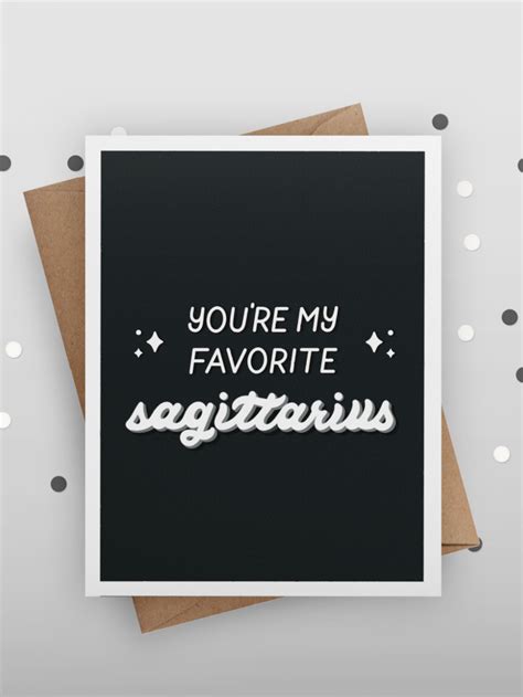 Sagittarius Birthday Card Zodiac Astrology Card Etsy Sagittarius