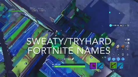 Sweatytryhard Fortnite Gamertag Names Youtube