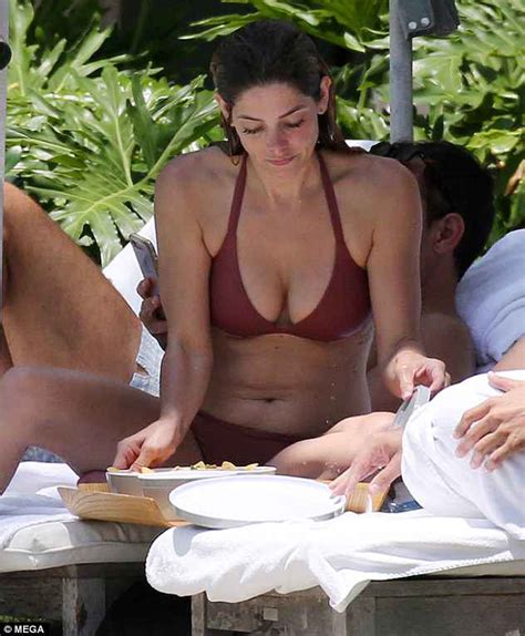 Ashley Greene Flaunts Her Ample Cleavage In Racy Bikini In Miami Daily Mail Online
