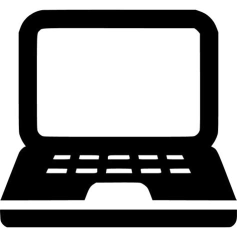 Black Notebook Icon Free Black Computer Hardware Icons