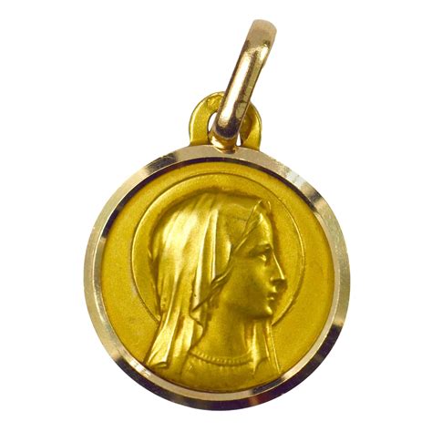 Virgin Mary Charm In 18 Karat Gold At 1stdibs