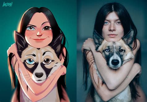Stunning Digital Art Paintings Of Random People By Julio Cesar