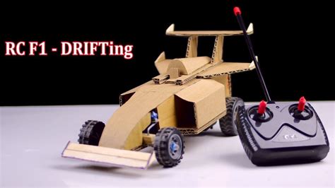 How To Make Rc F1 Car From Cardboard Diy Electric F1 Car Drifting