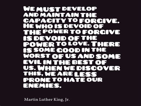 Martin Luther King Jr Quote About Forgiveness Awesome Quotes About Life