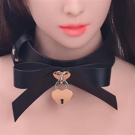 Adults Suppliesleather Female Couple Game Butterfly Sexy Toys Bdsm Restraint Sex Neck Bondage
