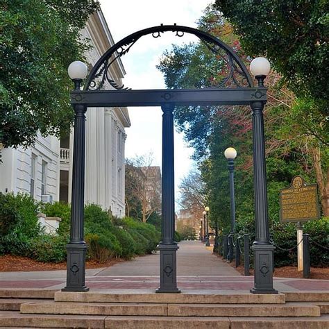 Historic Arch Entrance Gateway University Of Georgia Athens Ga